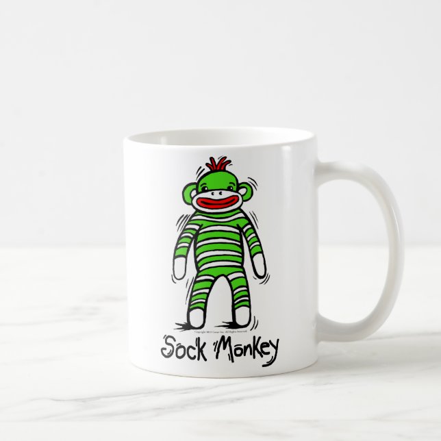 De Café Caneca do macaco da peúga (Direita)