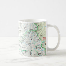 De Café Caneca do mapa da sequóia/reis Garganta