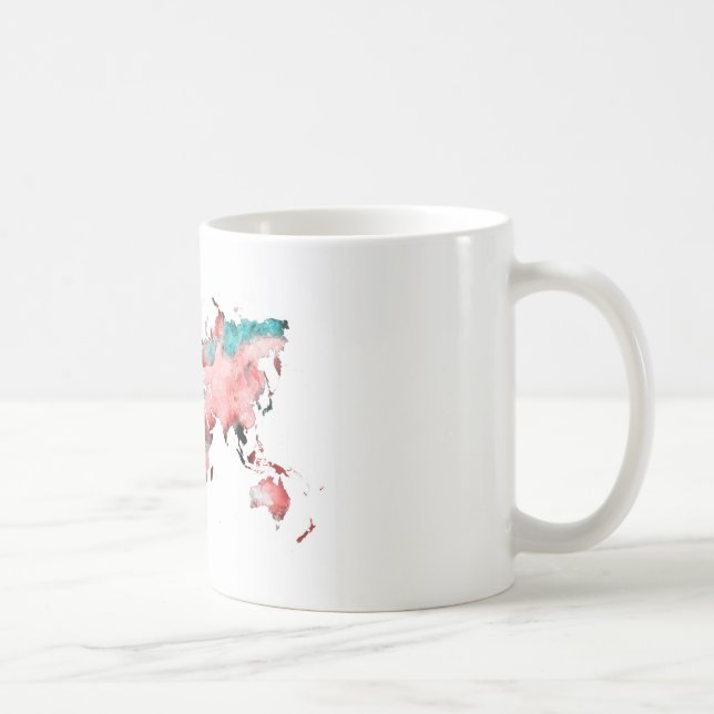 De Café caneca do mapa do mundo (Direita)