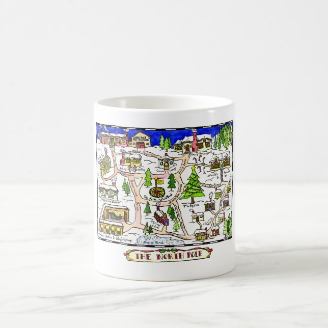 De Café Caneca do mapa do Pólo Norte (Centro)