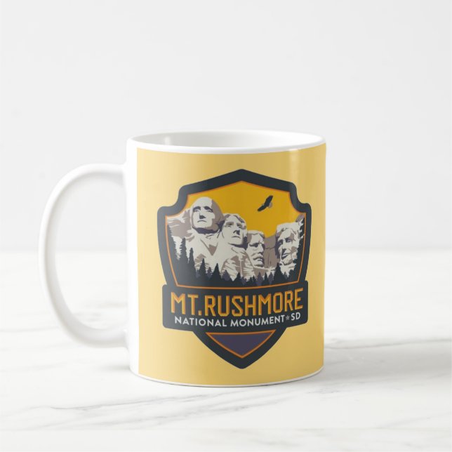 De Café Caneca do Memorial Nacional Mt Rushmore (Esquerda)