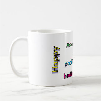 De Café Caneca do mês da herança AAPI feliz