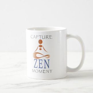 De Café Caneca do momento do zen da captação