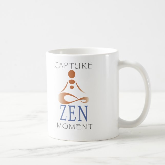 De Café Caneca do momento do zen da captação (Direita)