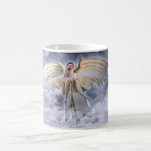 De Café Caneca do Natal do anjo