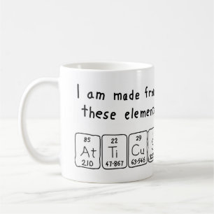 De Café Caneca do nome da mesa periódica do Atticus
