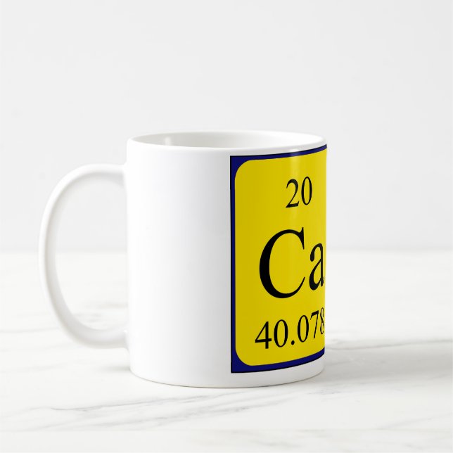 De Café Caneca do nome da mesa periódica do gato (Esquerda)