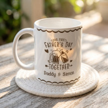 Caneca do Nosso Primeiro Dia dos Pais Juntos