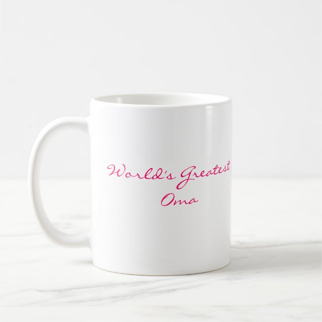 De Café Caneca do Oma do mundo a grande (Esquerda)