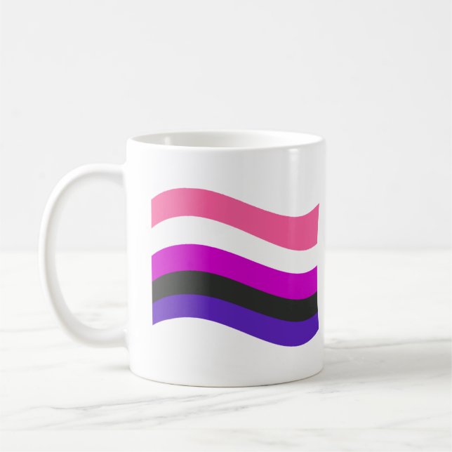 De Café Caneca do Orgulho Genderfluid (Esquerda)