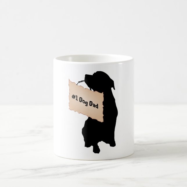 De Café Caneca do pai do cão #1 (Centro)