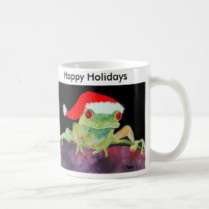 De Café Caneca do papai noel do sapo