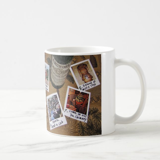 De Café Caneca do papai noel do vagabundo da praia (Direita)
