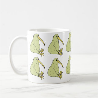 De Café caneca do pássaro do quivi