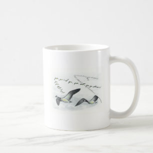 De Café Caneca do pássaro - gansos canadenses
