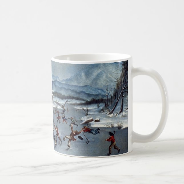 DE CAFÉ CANECA DO PATINAGEM NO GELO (Direita)