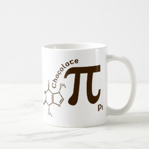 De Café Caneca do Pi do chocolate do dia do Pi