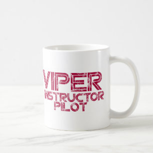 De Café Caneca do piloto do instrutor da víbora
