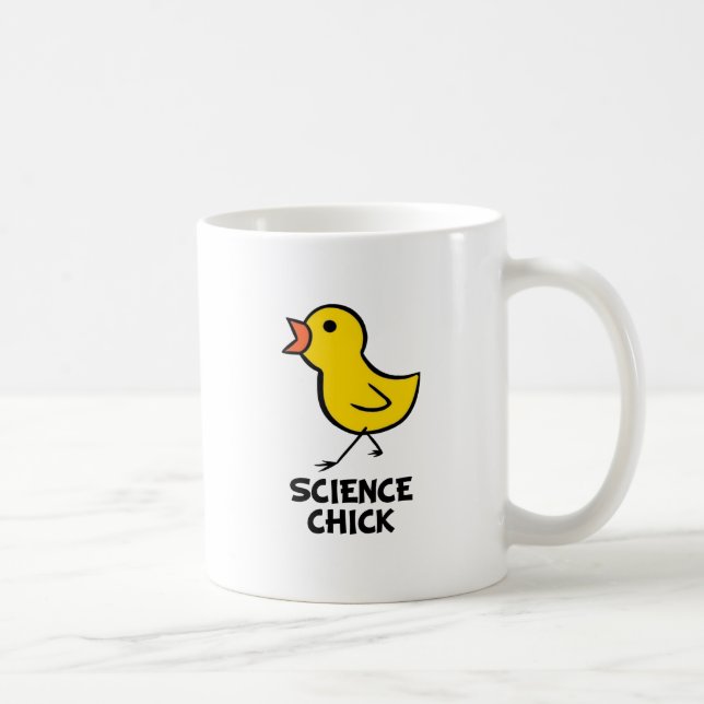 De Café Caneca do pintinho da ciência (Direita)