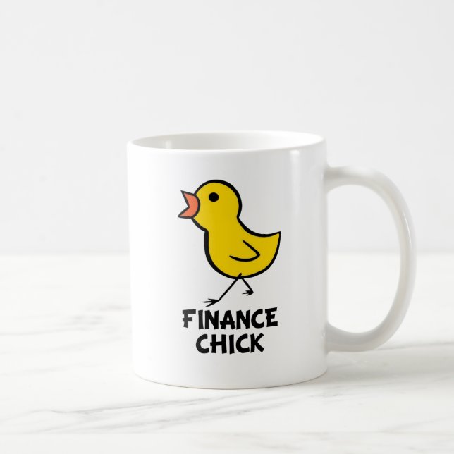 De Café Caneca do pintinho da finança (Direita)