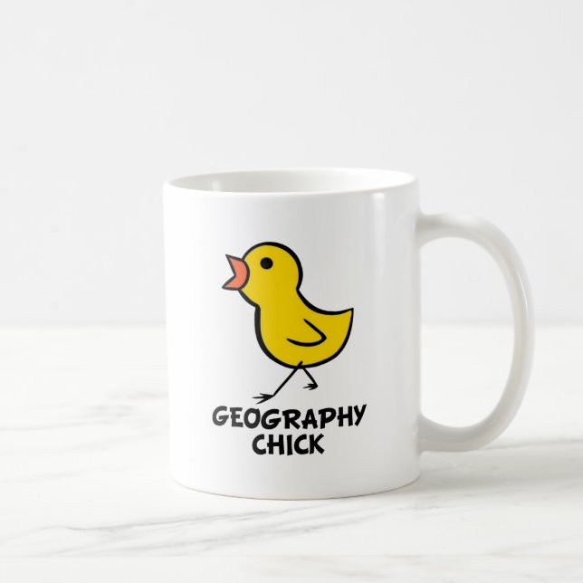 De Café Caneca do pintinho da geografia (Direita)