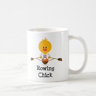 De Café Caneca do pintinho do enfileiramento