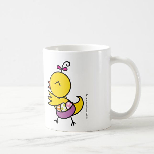 De Café Caneca do pintinho do la do tutu (Direita)