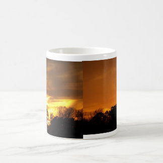 De Café Caneca do por do sol