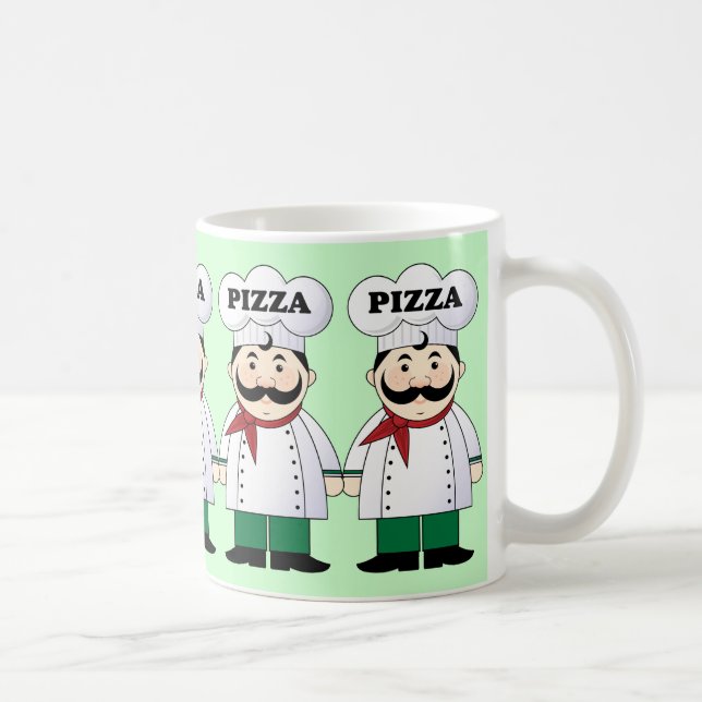 De Café Caneca do presente do cozinheiro chefe da pizza (Direita)