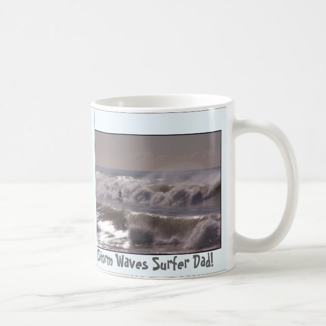 De Café Caneca do presente do dia do pai do surfista (Direita)