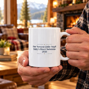 De Café Caneca do Primeiro Natal do Nosso Novo Anjinho Beb