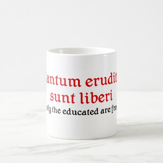 De Café Caneca do professor com frase Latin (Centro)