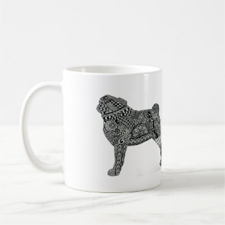 De Café caneca do pug