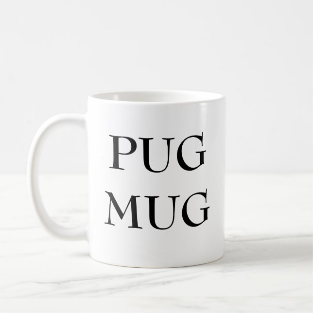 DE CAFÉ CANECA DO PUG (Esquerda)