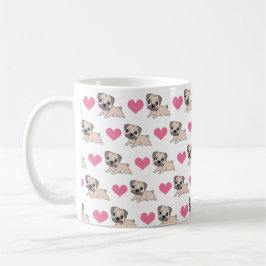 De Café Caneca do Pug do amor