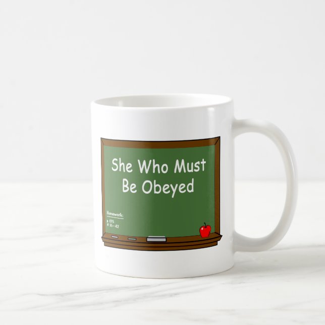 De Café Caneca do quadro do professor (Direita)