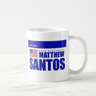 De Café caneca do Re-elect Matt Santos