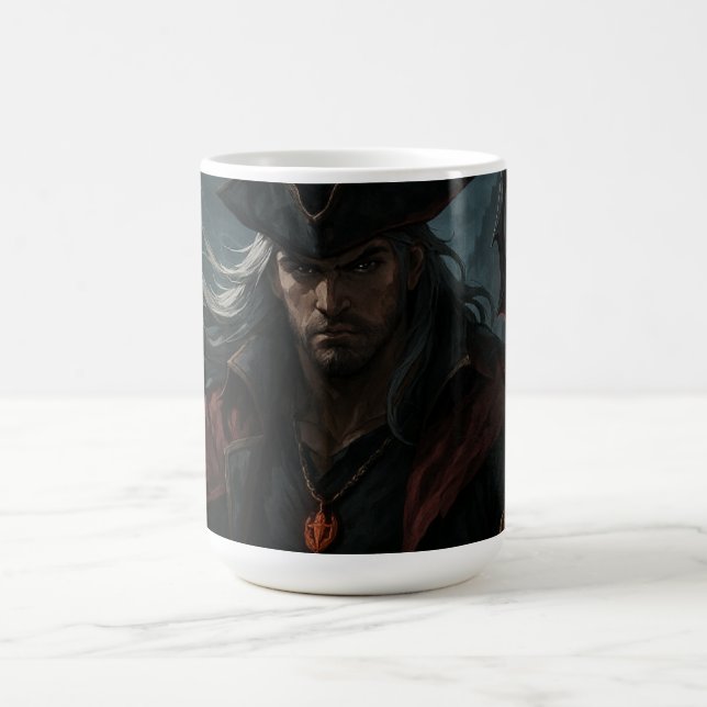 De Café Caneca do Rei Pirata Mug – Anime Dark Fantasy Coff (Centro)