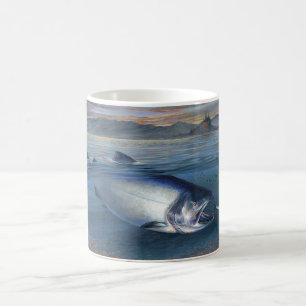 De Café Caneca do rei salmão