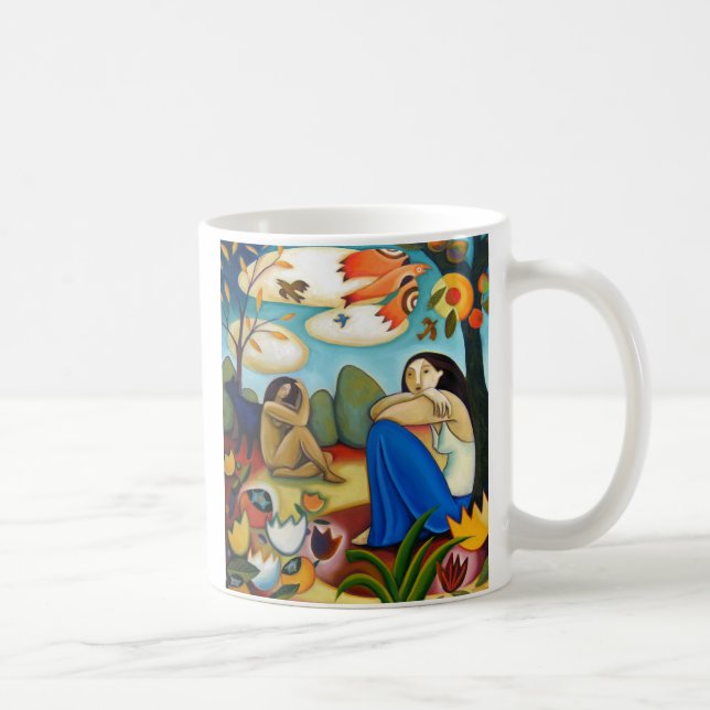 De Café Caneca do Repose do jardim (Direita)