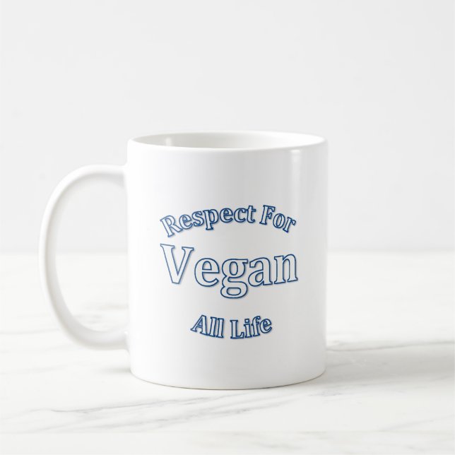 De Café Caneca do respeito do Vegan (Esquerda)