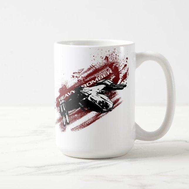 De Café Caneca do respingo do bombardeiro pesado (Direita)