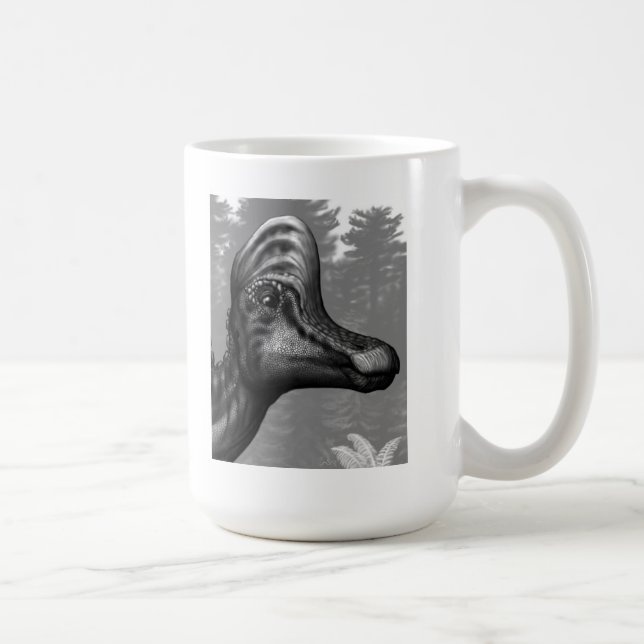 De Café Caneca do retrato do Corythosaurus (Direita)