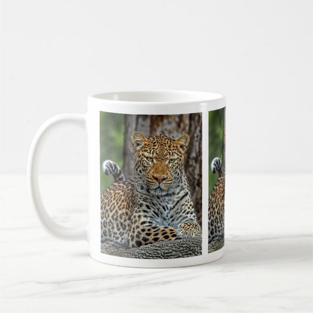 De Café Caneca do retrato do leopardo (Esquerda)
