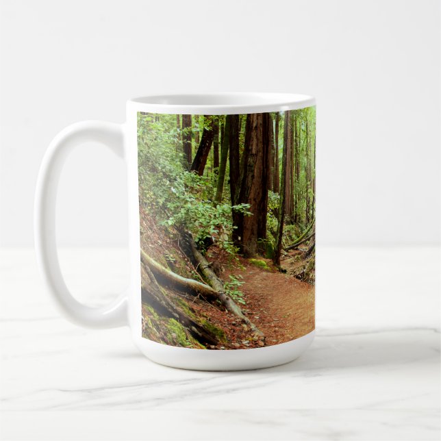 De Café Caneca do Riverbed da floresta da sequóia vermelha (Esquerda)