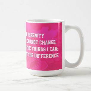 De Café Caneca do rosa cor-de-rosa da oração da serenida