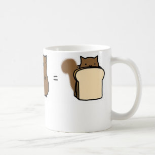 De Café caneca do sanduíche do esquilo