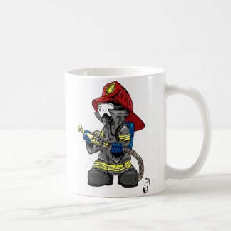 De Café Caneca do sapador-bombeiro