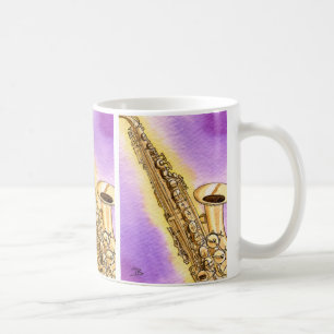 De Café Caneca do saxofone