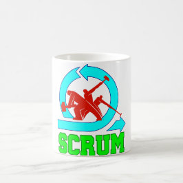 De Café Caneca do scrum - trabalhadores e o símbolo ágil